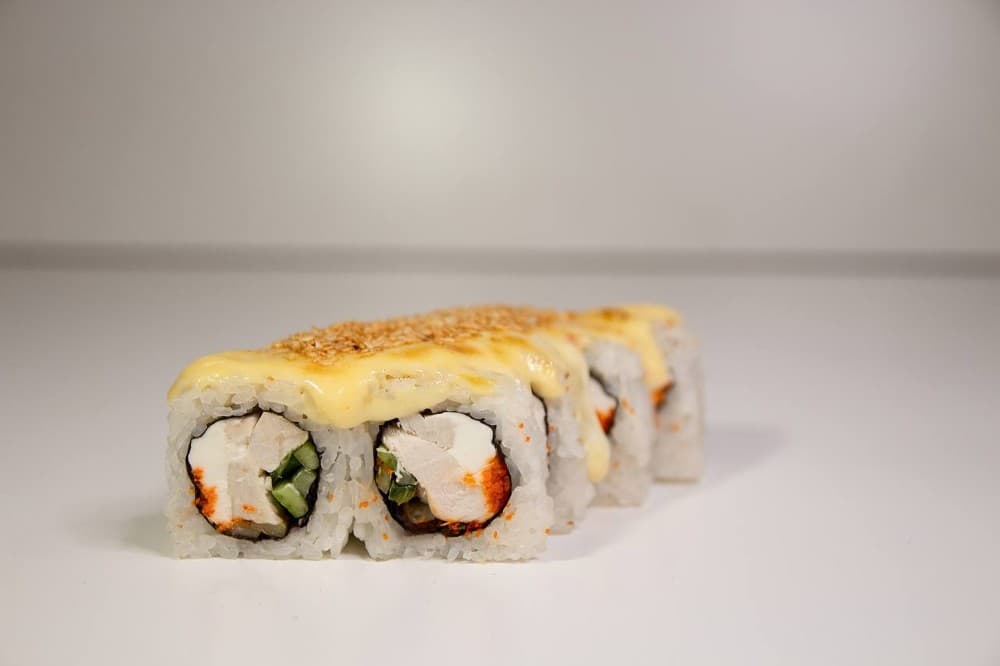 Запеченный Нигай с курицей  острый